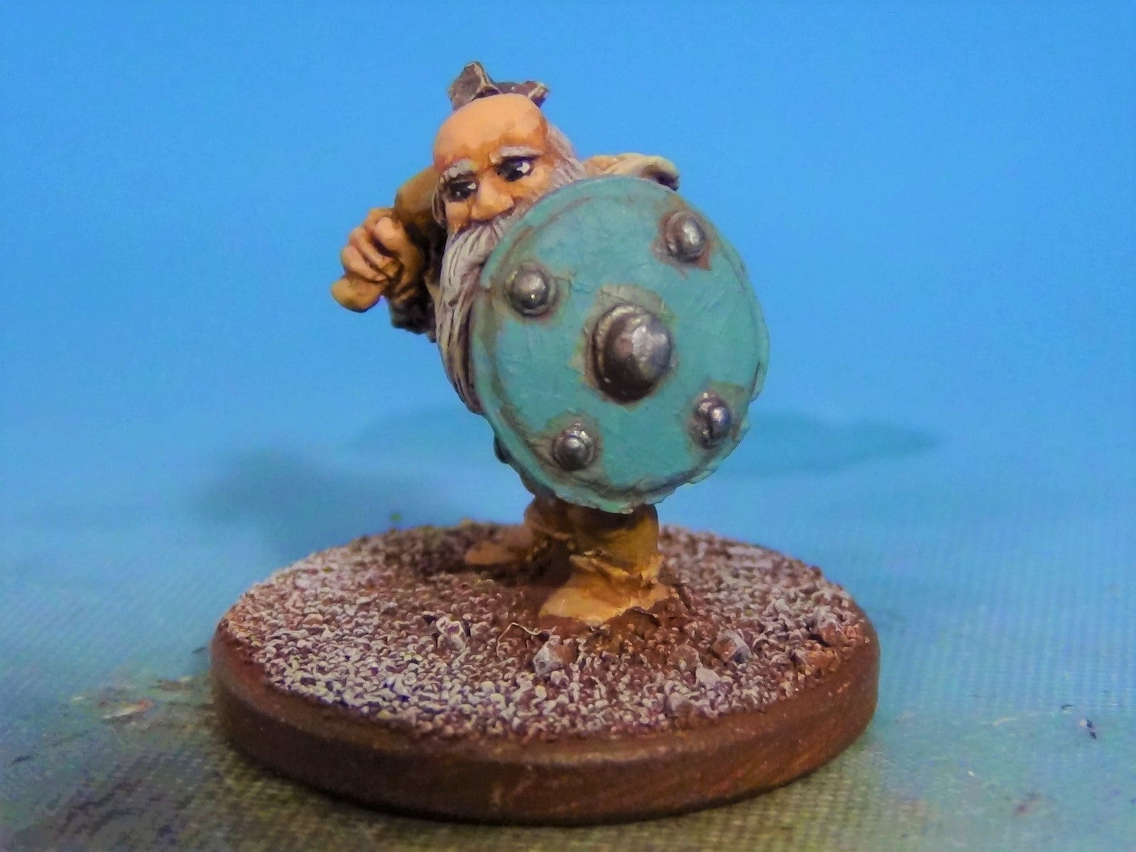 Pro-Painted Miniature - Citadel Miniatures Dwarf With Hammer & Shield